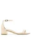 STUART WEITZMAN STUART WEITZMAN NUDISTCURVE 35 BLOCK SANDALS