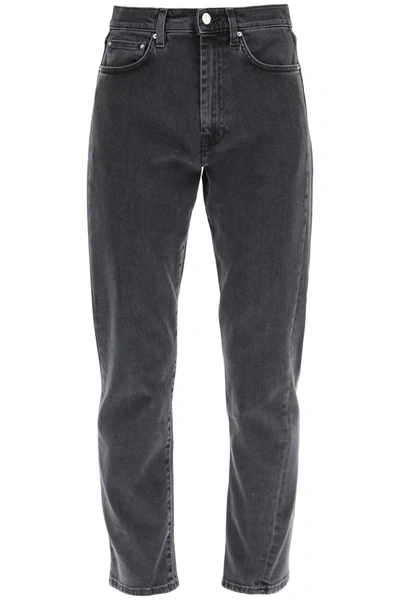 Totême Twisted Seam Slim Jeans In Grey