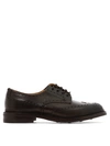 Tricker's Brogue Lace-up Derby Shoes With Round Toe