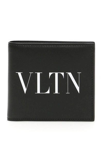 Valentino Garavani Vltn Bi-fold Wallet In Black