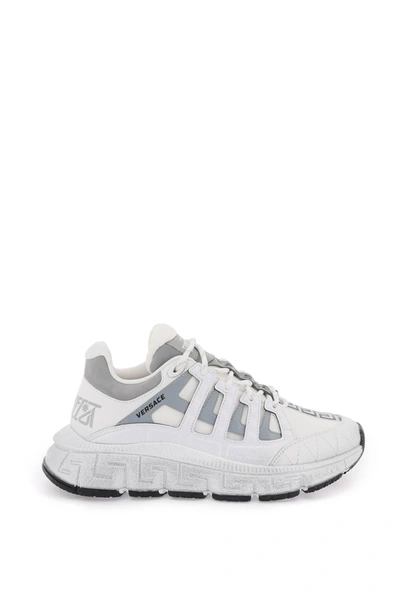 Versace Trigreca Sneakers In White