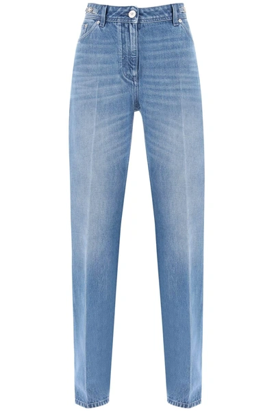 VERSACE VERSACE BOYFRIEND JEANS WITH TAILORED CREASE