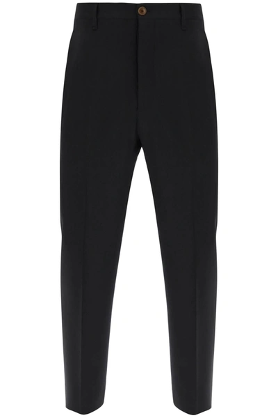 Vivienne Westwood Orb Embroidered Track Pants In Black