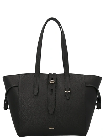 Furla Net Shoulder Bag In Black