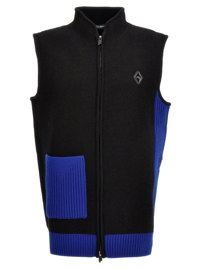 A-cold-wall* Two-color Waistcoat In Multicolour