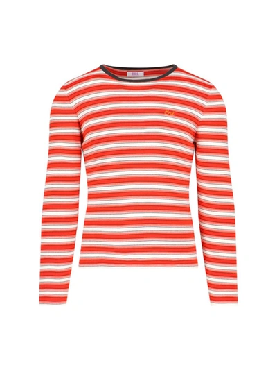 Erl Striped T-shirt In Multi