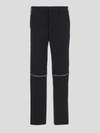 HOMME PLUS HOMME PLUS ZIPPED KNEE TROUSERS