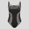 Misbhv Black And White Sport Active Wear Jumpsuit In Black