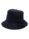 P.a.r.o.s.h Flat-crown Wool Bucket Hat In Blu