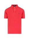 Polo Ralph Lauren Logo Embroidery Polo Shirt In Red