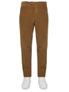 Pt Torino Tailored Trousers With Belt Loops And Pockets In Brown