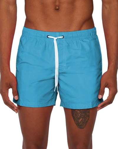 Sundek Regular Fit 16 Board Shorts In Blue