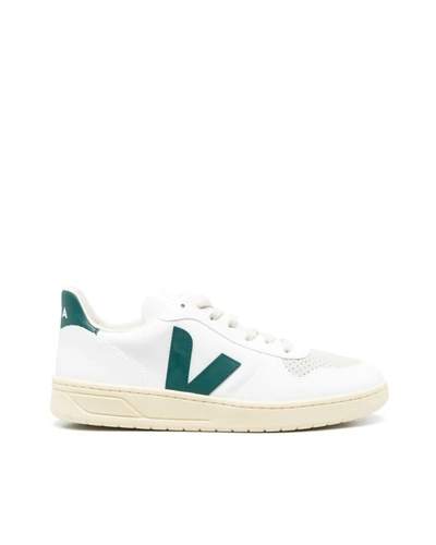 Veja V-12 板鞋 In White,green