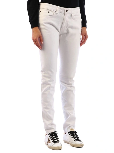 6397 Denim Pants In White