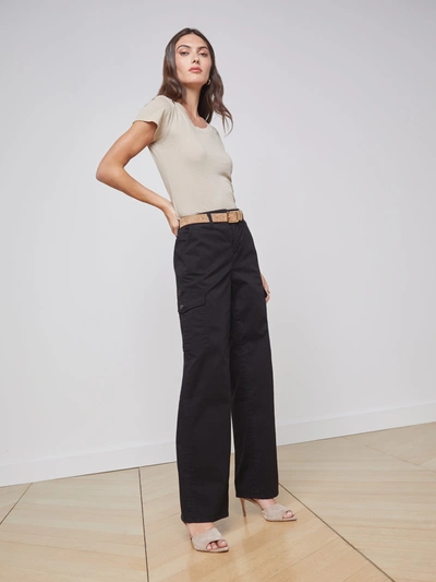 L Agence Channing Trouser In Black