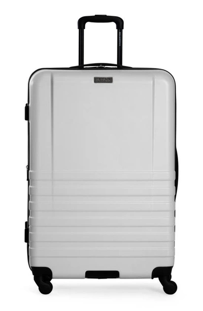 Ben Sherman Hereford 2-piece Lightweight Hardside Expandable Spinner Luggage Set In White
