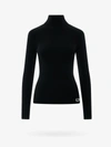 Burberry Wool Blend Turtleneck Pullover In Black