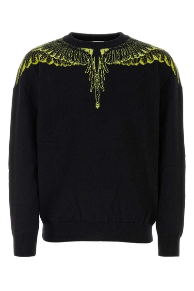Marcelo Burlon County Of Milan Icon Wings Sweater In Black