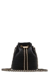 ALDO NATALYA QUILTED FAUX LEATHER BUCKET BAG