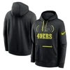Nike San Francisco 49ers Volt Menâs  Men's Nfl Pullover Hoodie In Black
