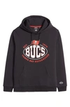 Hugo Boss Boss X Nfl Touchback Graphic Hoodie In Charcoal