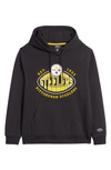 Hugo Boss Boss X Nfl Cotton-blend Hoodie With Collaborative Branding In Steelers