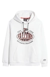 Hugo Boss Boss X Nfl Cotton-blend Hoodie With Collaborative Branding In Falcons