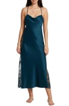 RYA COLLECTION RYA COLLECTION DARLING SATIN & LACE NIGHTGOWN