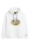 Hugo Boss Boss X Nfl Touchback Graphic Hoodie In Pittsburgh Steelers White