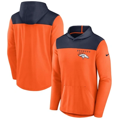 Nike Denver Broncos  Men's Nfl Pullover Hoodie In Orange