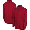 OUTERSTUFF RED TAMPA BAY BUCCANEERS COMBINE AUTHENTIC RAGLAN QUARTER-ZIP TOP