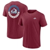 FANATICS FANATICS BRANDED BURGUNDY COLORADO AVALANCHE HIGH STICK T-SHIRT