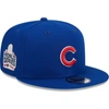 New Era Men's  Royal Chicago Cubs 2016 World Series Side Patch 9fifty Snapback Hat In Royal