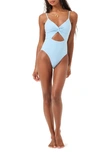 L*SPACE KYSLEE TWISTED CUTOUT ONE-PIECE SWIMSUIT