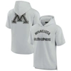 Fanatics Signature Unisex  Gray Minnesota Golden Gophers Super Soft Fleece Short Sleeve Pullover Hood In Gray
