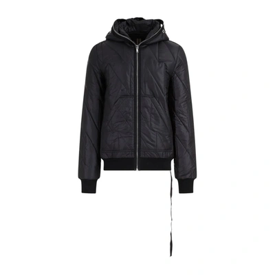 Rick Owens Drkshdw Gimp Nylon Down Jacket In Black