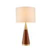 HOME OUTFITTERS GOLD/BROWN TABLE LAMP, GREAT FOR BEDROOM, LIVING ROOM, MODERN/CONTEMPORARY