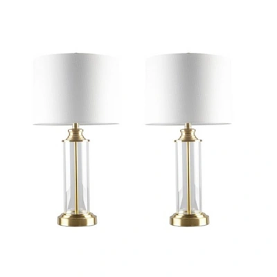 Home Outfitters Gold Table Lamp - Set Of 2, Great For Bedroom, Living Room, Transitional