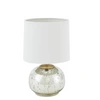 HOME OUTFITTERS SILVER TABLE LAMP, GREAT FOR BEDROOM, LIVING ROOM, CASUAL