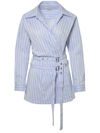 Ambush Striped Shirt Dress In Blue