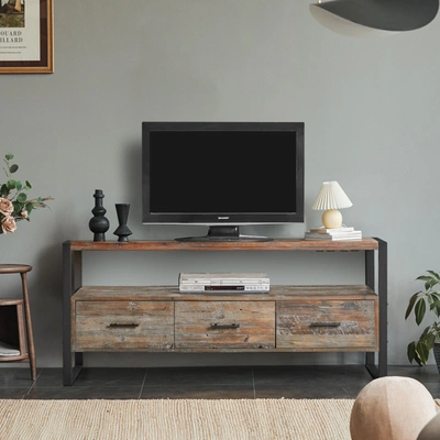 Simplie Fun Tv/entertainment Furniture In Solid Wood