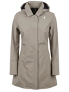 K-way Coat  Woman Color Beige In Beige