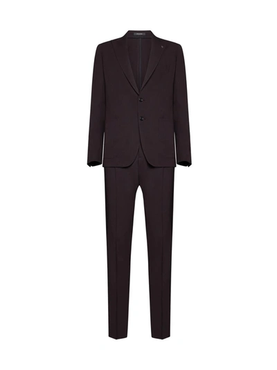 Tagliatore Suit In Bordeaux