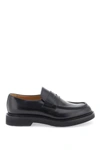 Church's Loafers Churchs Tunbridge Loafer In Brushed Leather In Black