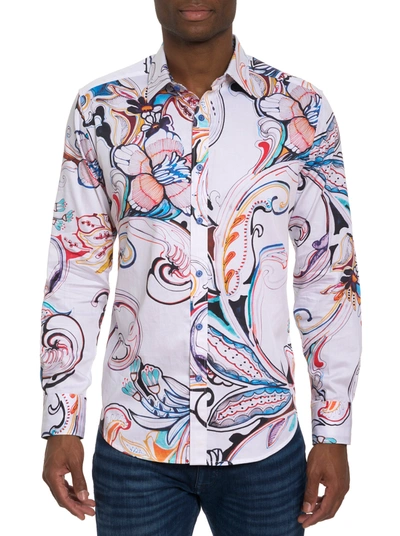 Robert Graham Mylin Classic Fit Long Sleeve Button Front Shirt In Multi