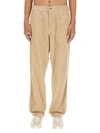 Carhartt Corduroy Trousers With Back And Side Pockets In White