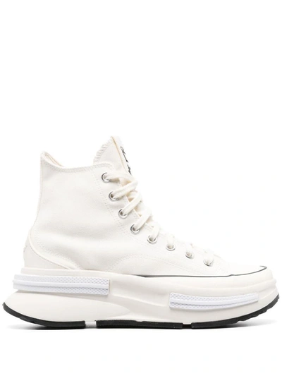 Converse Run Star Legacy Cx Hi Sneakers In Egret-neutral In White