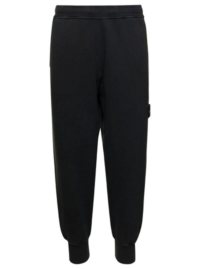 Stone Island Jogger Reverso In Black