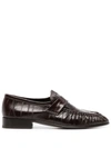 The Row 25mm Soft Eel Leather Loafers In Brown