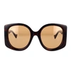 Gucci Eyewear Sunglasses In Havana